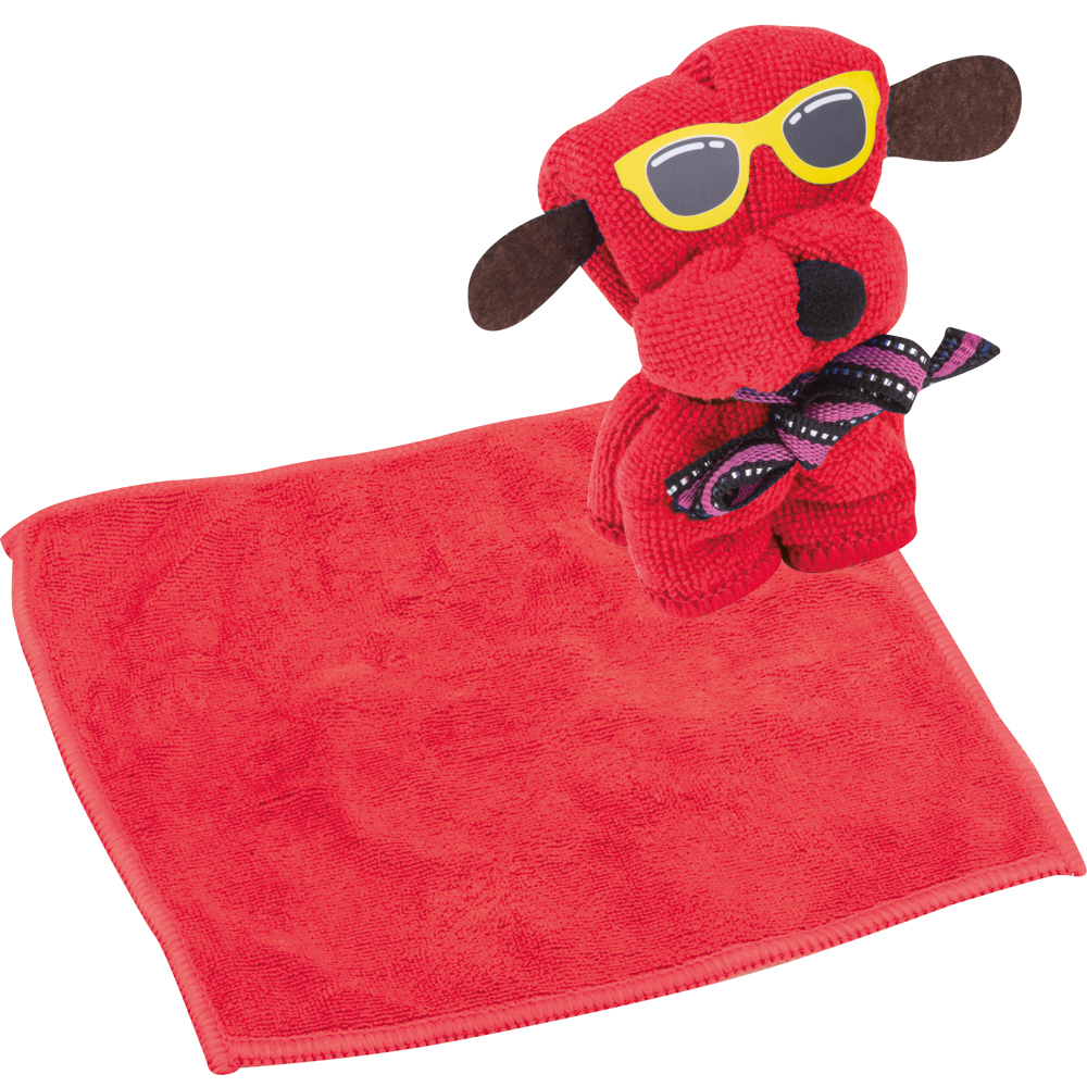 Cartoonhanddoek - Rood