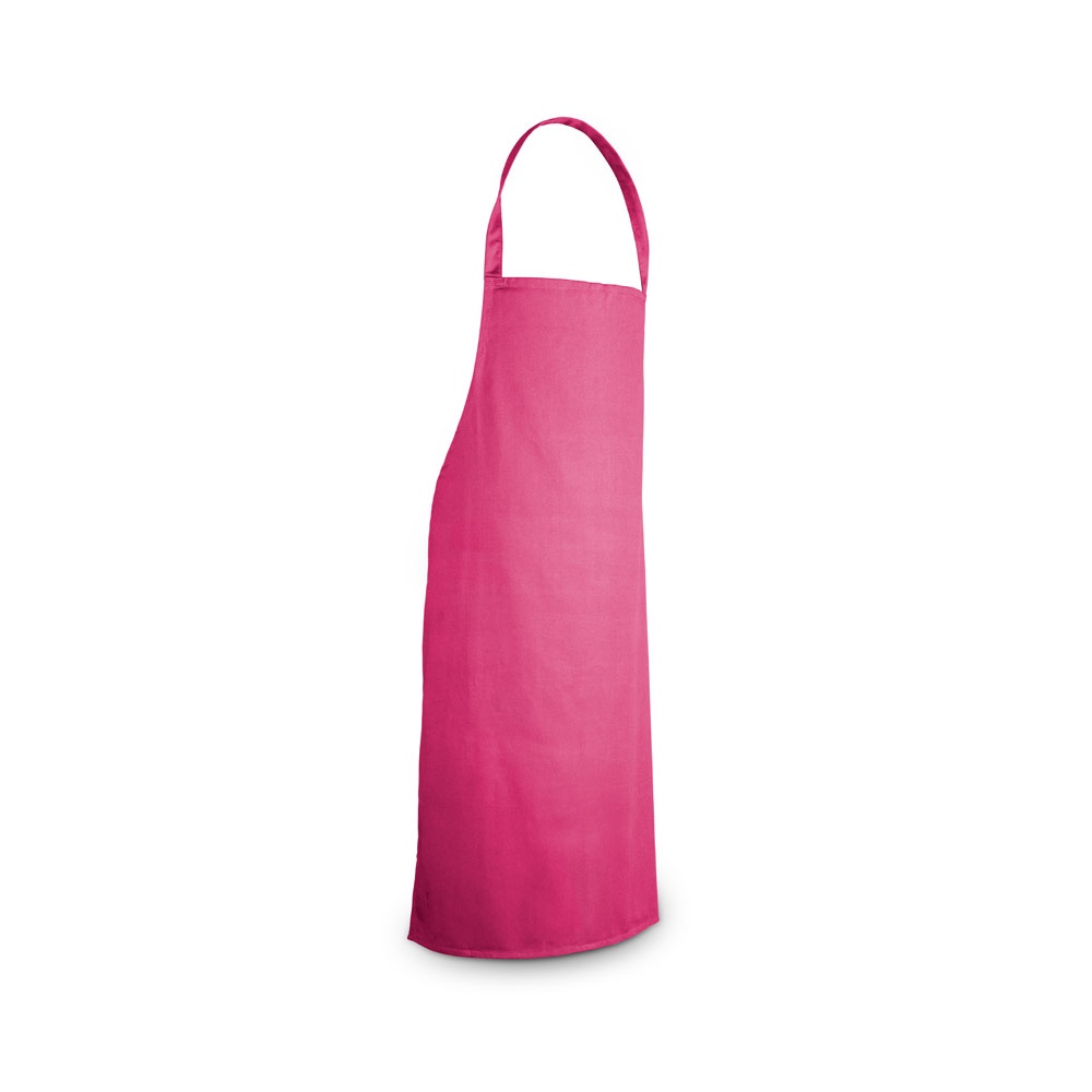 CUMIN. Katoenen keperstof schort (180 g/m²) - met logo of onbedrukt bestellen - roze