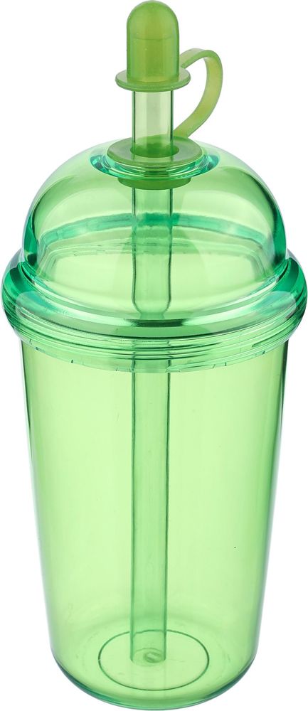 rPet Drinkbeker met rietje Glow 500 ml