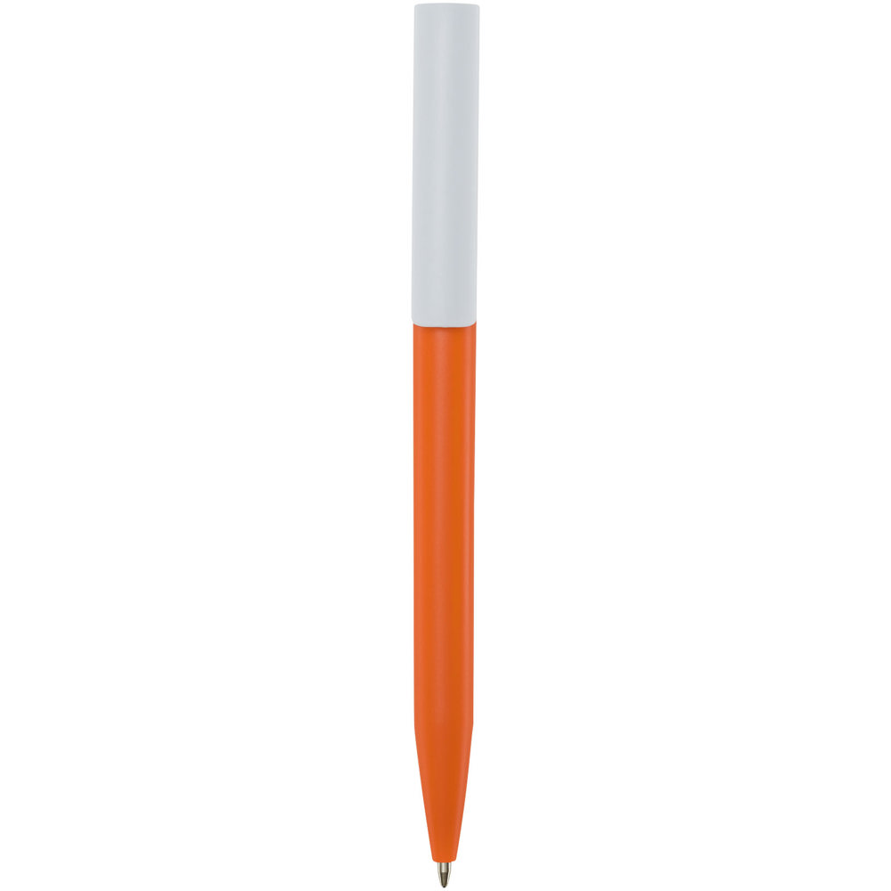 Unix balpen van gerecycled plastic (blauwe inkt) - kopen of bedrukken - oranje