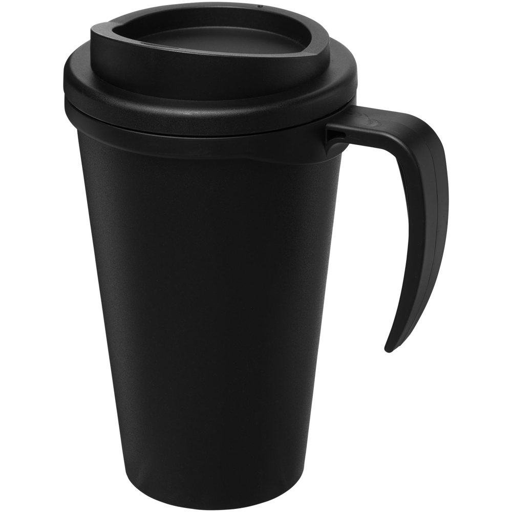 Americano® grande 350 ml geïsoleerde beker - bedrukt of onbedrukt verkrijgbaar - Zwart