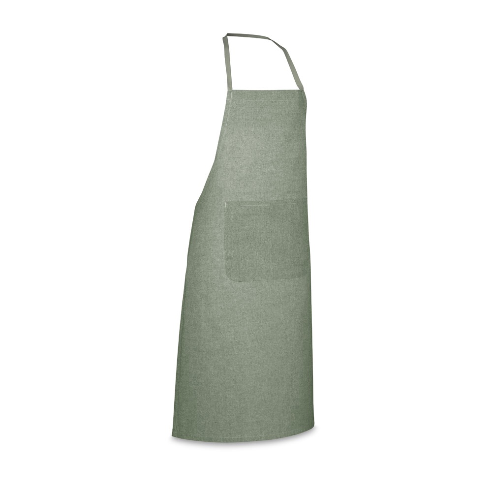 ZIMBRO. Schort met gerecycled katoen (140 g/m²) - kopen of bedrukken - Donkergroen