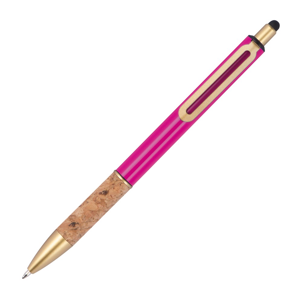 Pen met grip van kurk