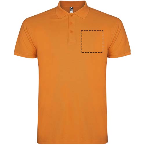Star 200 g/m² herenpolo met korte mouwen