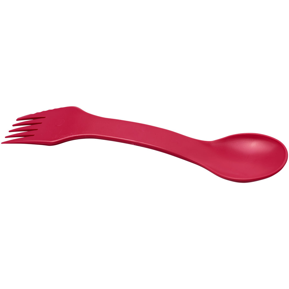 Epsy 3-in-1 lepel, vork en mes - voor bedrijven en relatiegeschenken - Magenta