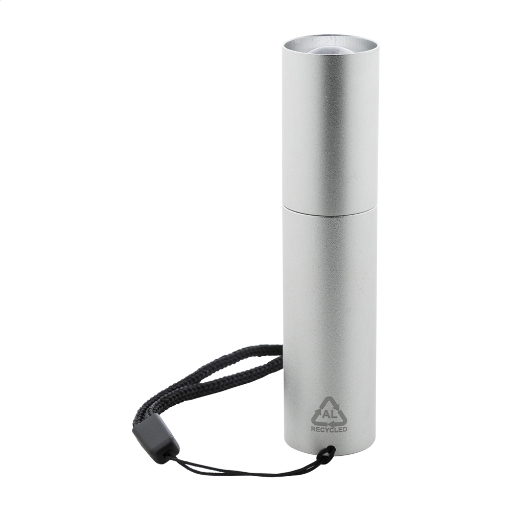 Chargelight Tone - oplaadbare zaklamp van gerecycled aluminium