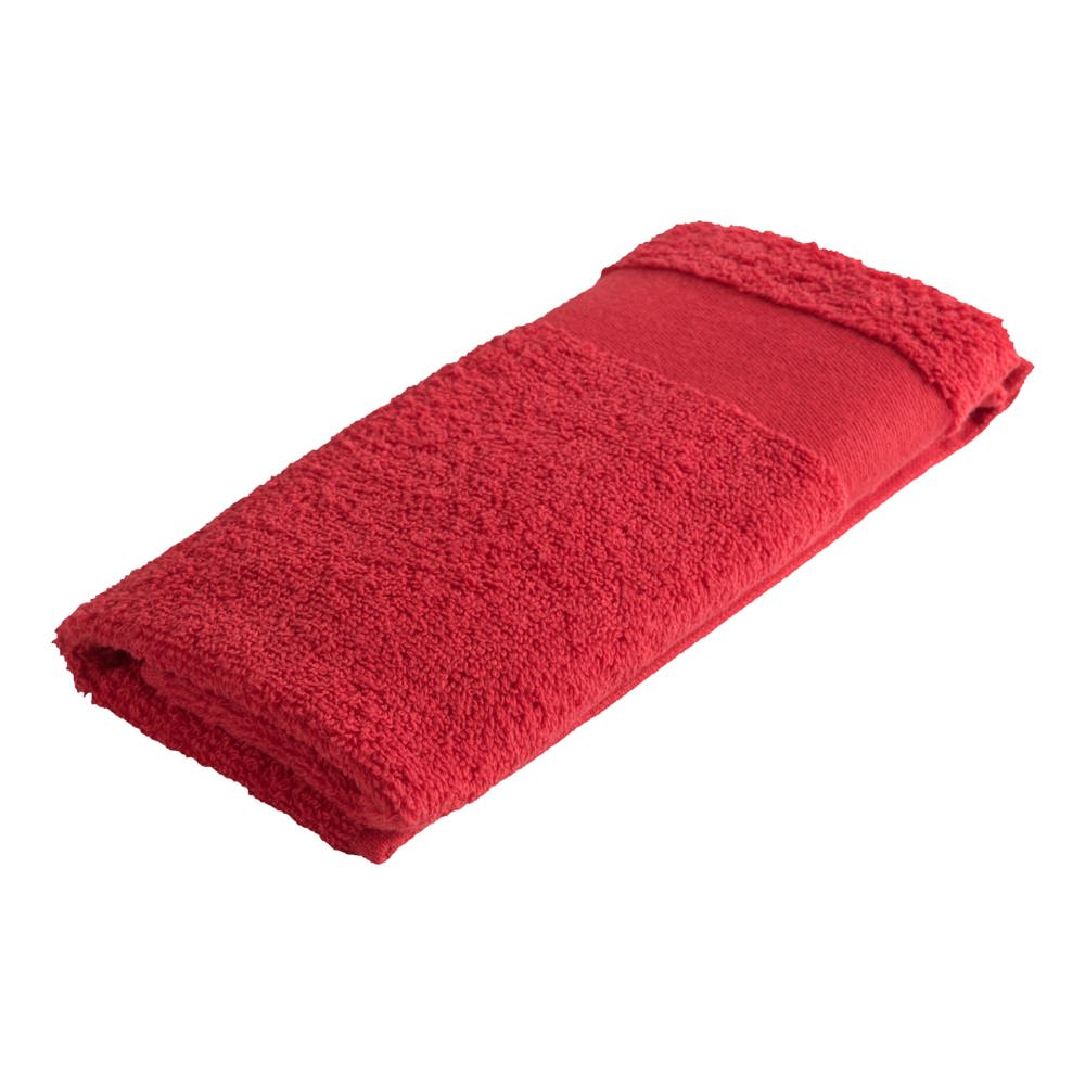 Sophie Muval gastendoek 50x30 cm, 450 gr/m² - voor bedrijven en relatiegeschenken - Rood (PMS 199c) / Rood