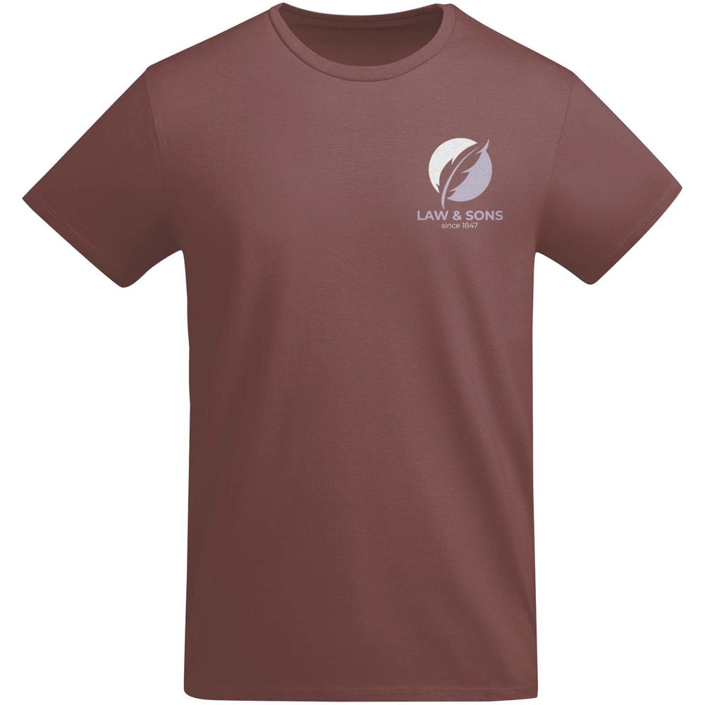 Breda 175 g/m² biologisch katoenen herenshirt met korte mouwen