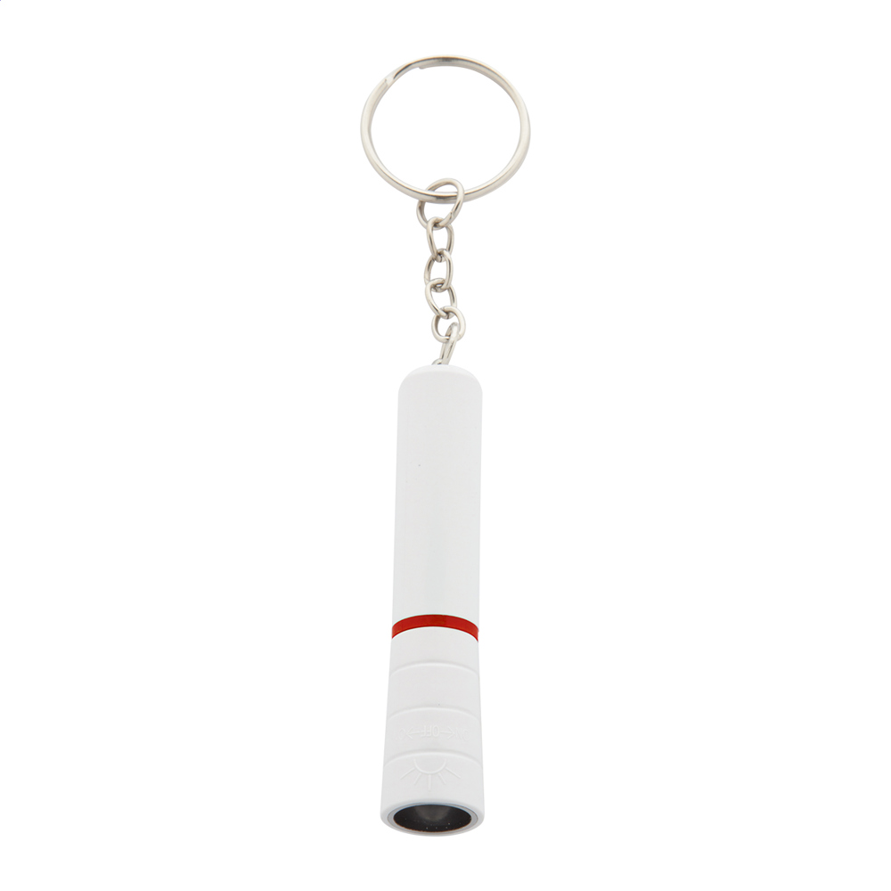 Waipei - mini zaklamp - met logo of onbedrukt bestellen - rood/wit