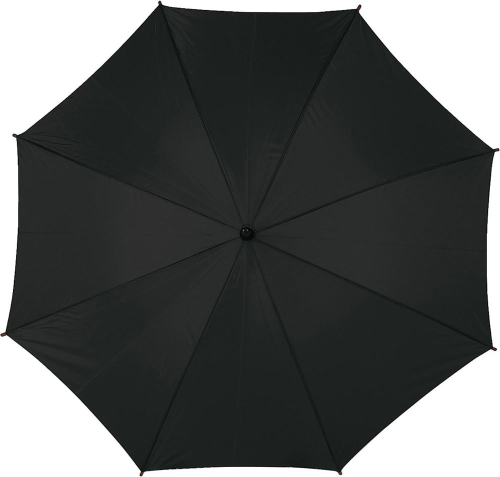 Polyester (190T) paraplu Kelly - Zwart
