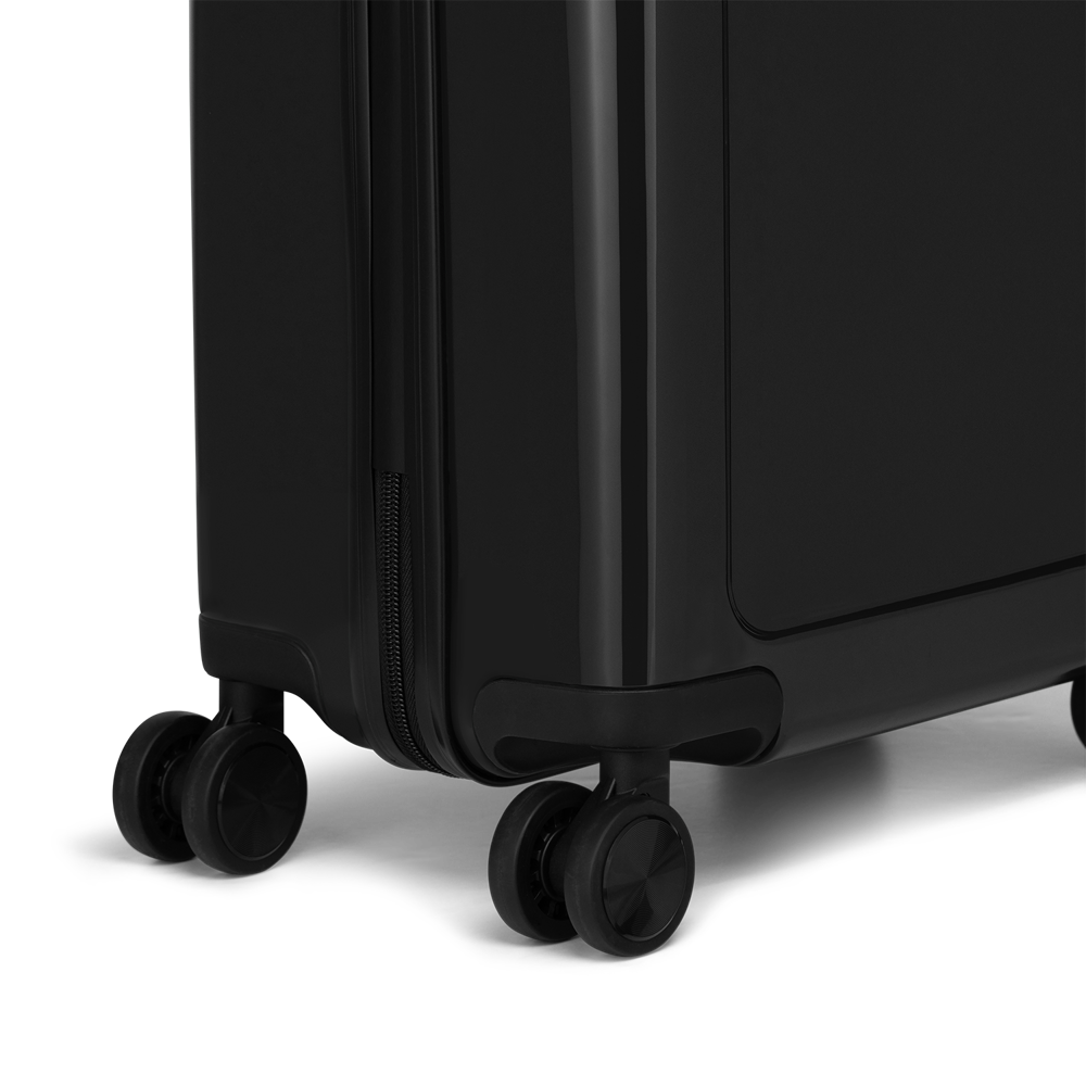 STICKERCASE® 20" Handbagage zwart - met gepersonaliseerde sticker en/of individuele namen