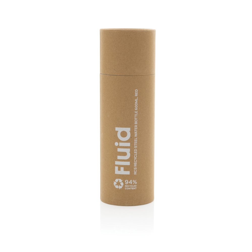 Fluid RCS gerecycled RVS water fles 600ML