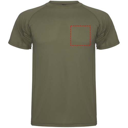 Montecarlo 150 g/m² sportshirt met korte mouwen voor heren
