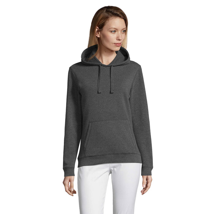 SPENCER WOMEN - SPENCER dames sweater 280g - bedrukt of onbedrukt verkrijgbaar - Charcoal Melange