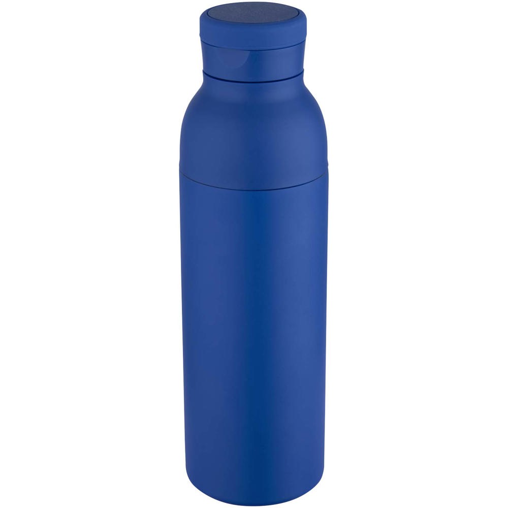 Illuminate 650 ml RCS gerecyclede roestvrijstalen dubbelwandige geïsoleerde waterfles - voor bedrijven en - Koningsblauw