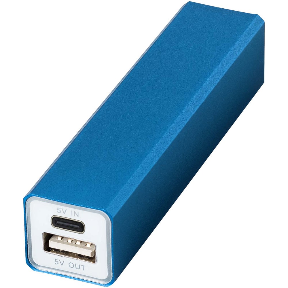Volt powerbank 2200 mAh - bedrukt of onbedrukt verkrijgbaar - Koningsblauw