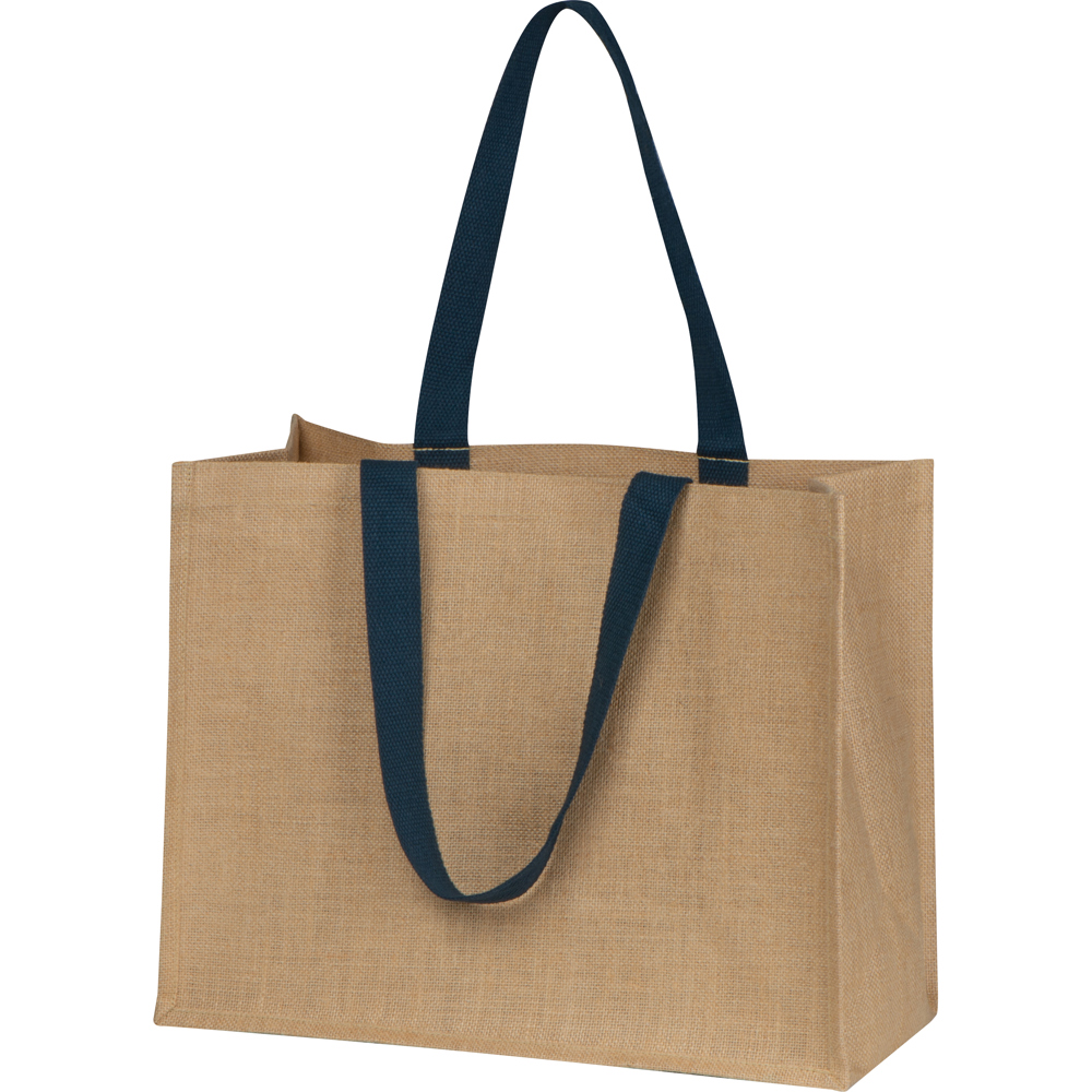 Jute tas met voorvak - voor bedrijven en relatiegeschenken