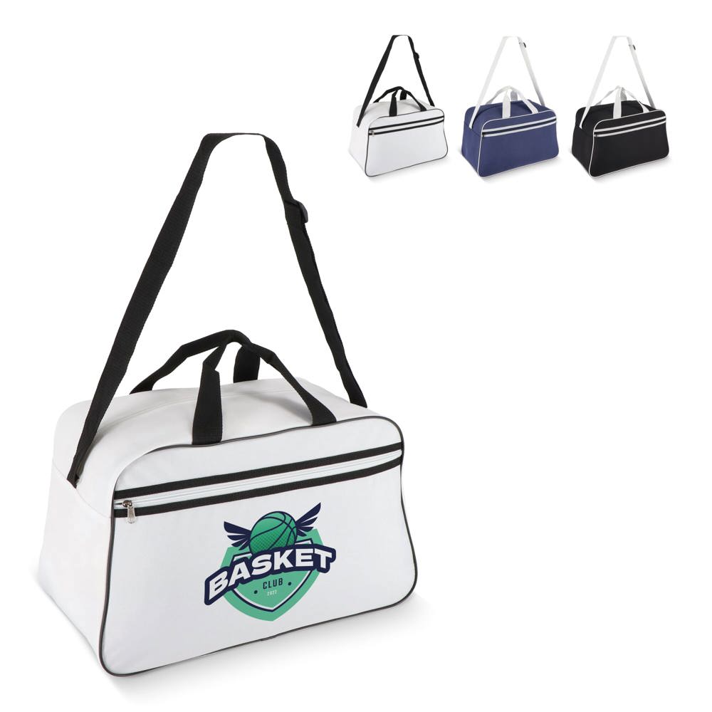 600D gerecycled PET sport- en reistas 48 x 25 x 28 cm 30 L - bedrukt of onbedrukt verkrijgbaar
