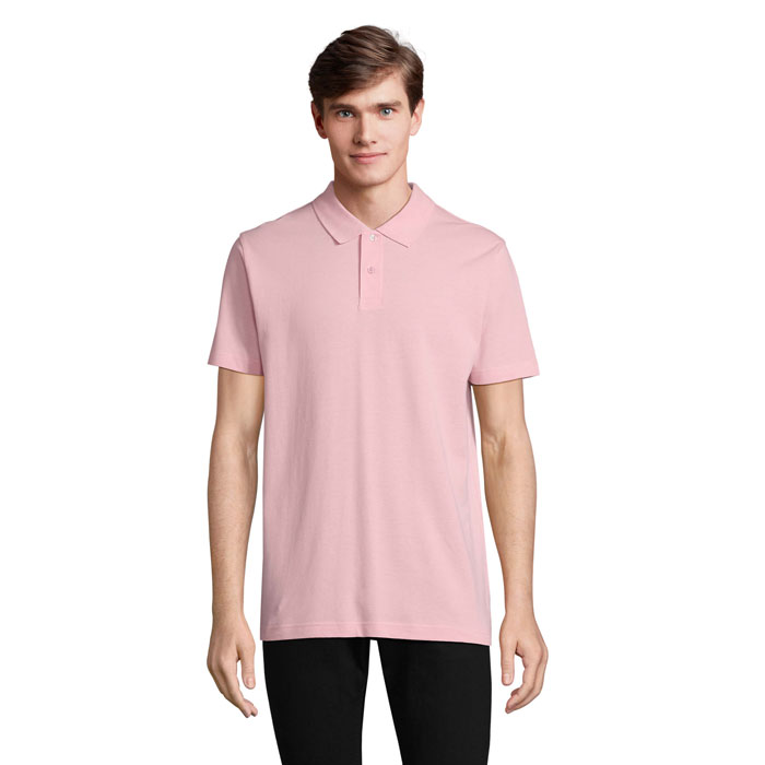 PULSE - PULSE UNISEX POLO - met logo of onbedrukt bestellen - Snoep Roze