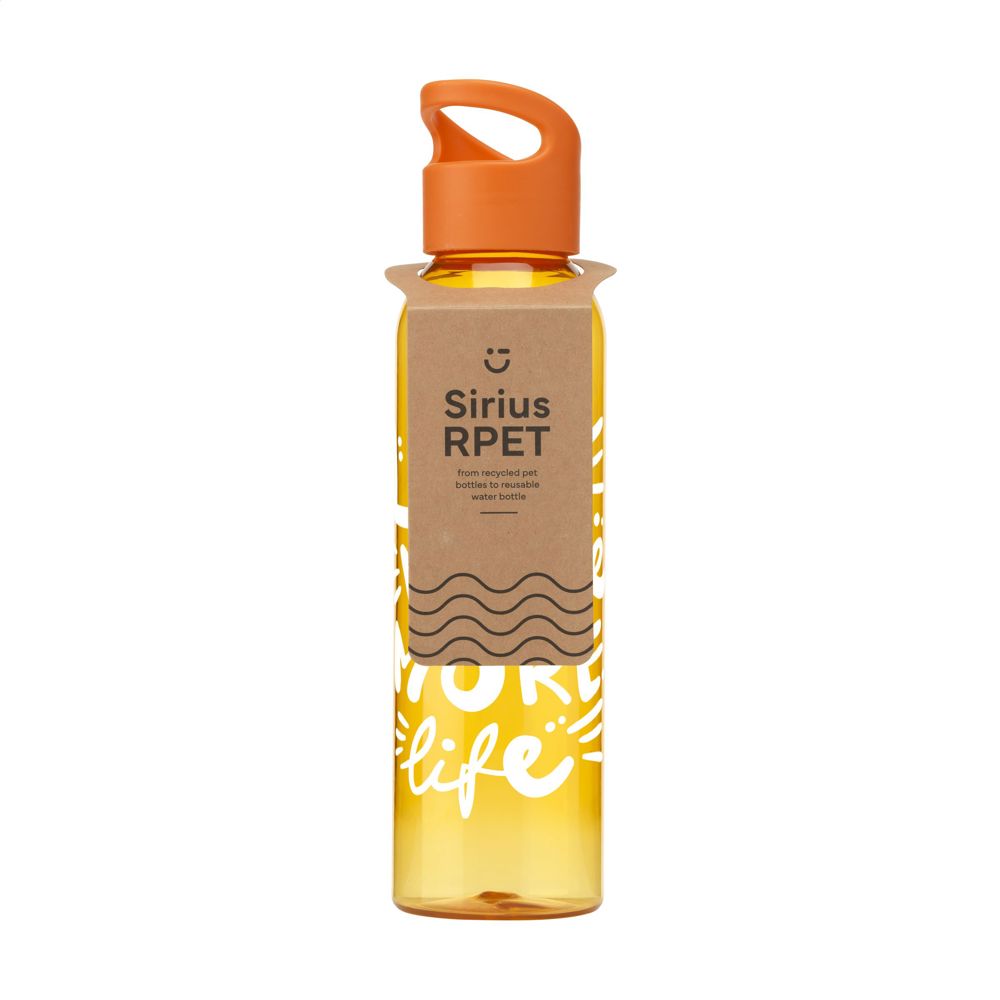 Sirius GRS RPET 650 ml - voor bedrijven en relatiegeschenken - oranje