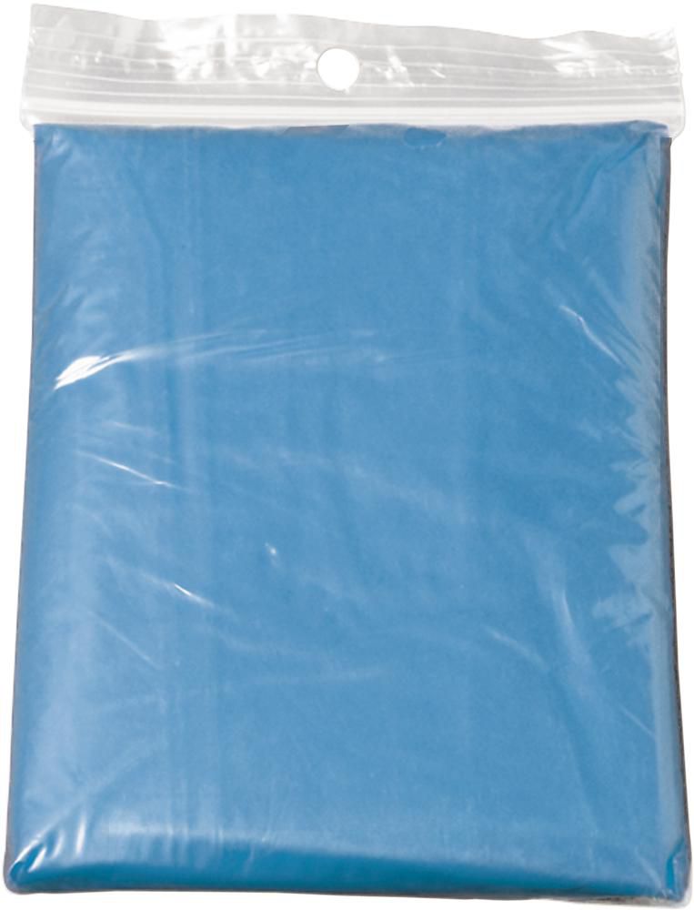 PE poncho Pablo - met logo of onbedrukt bestellen - Lichtblauw