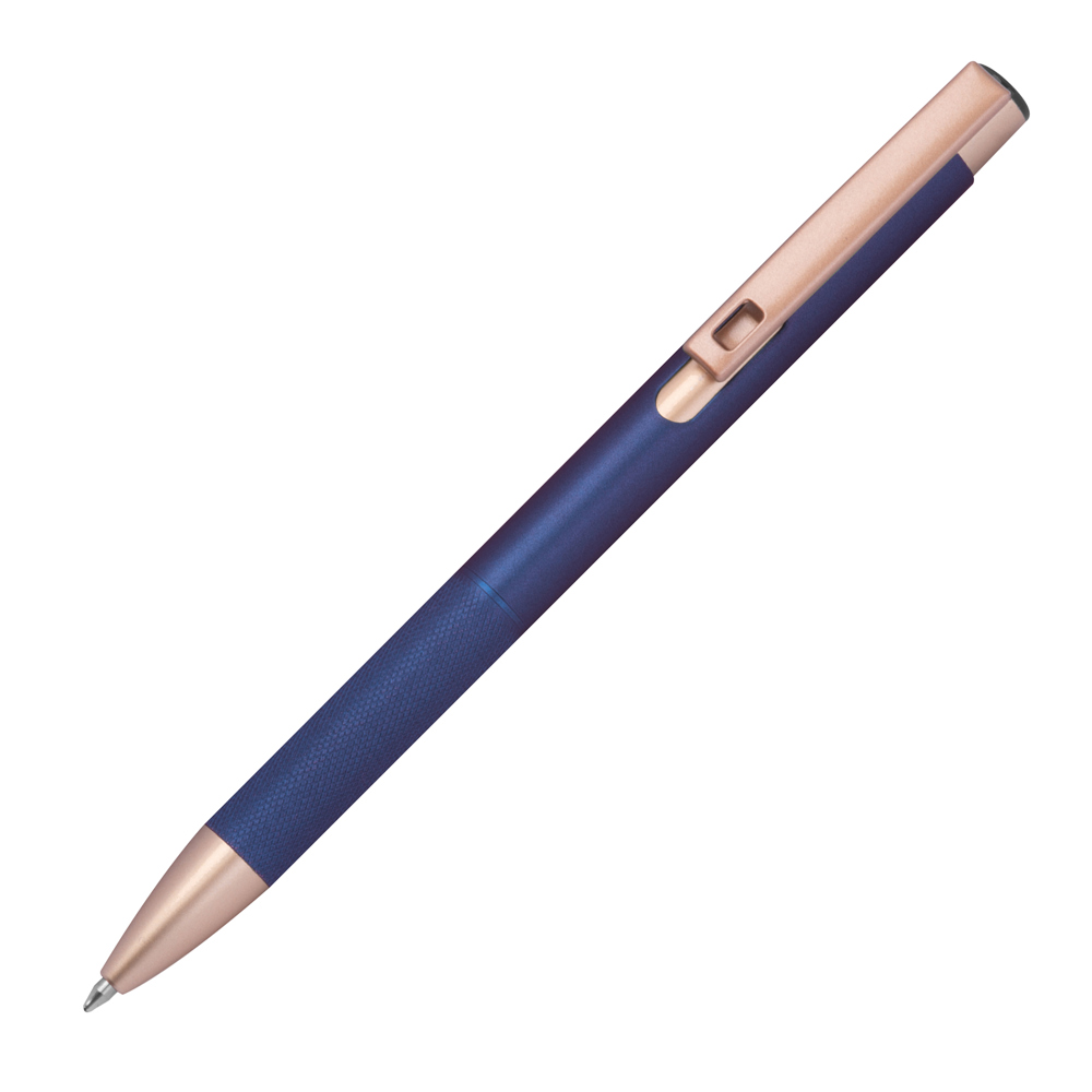 Balpen van gerecycled aluminium - Donkerblauw