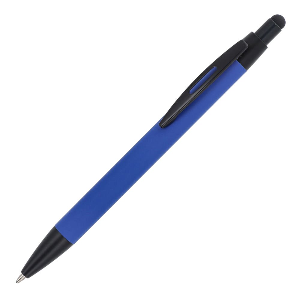 Balpen Alaska soufttouch met stylus R-AL - kopen of bedrukken - blauw