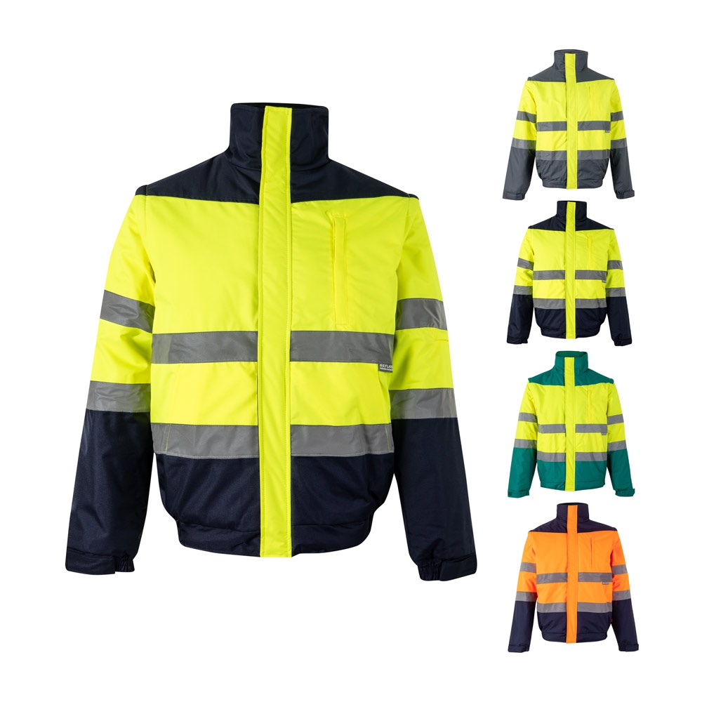 VL JUPITER. Tweekleurig gewatteerd jack (180g/m²) van polyester (100%) met PU-coating - kopen of bedrukken