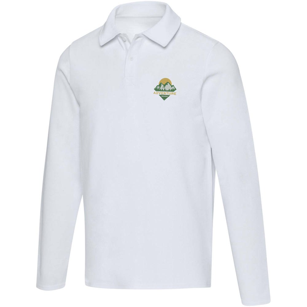 Apollo 245 g/m² uniseks poloshirt met lange mouwen