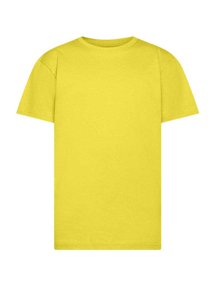 BS Evolution kids t-shirt, 150 gr/m² - met logo of onbedrukt bestellen - Bright Lemon
