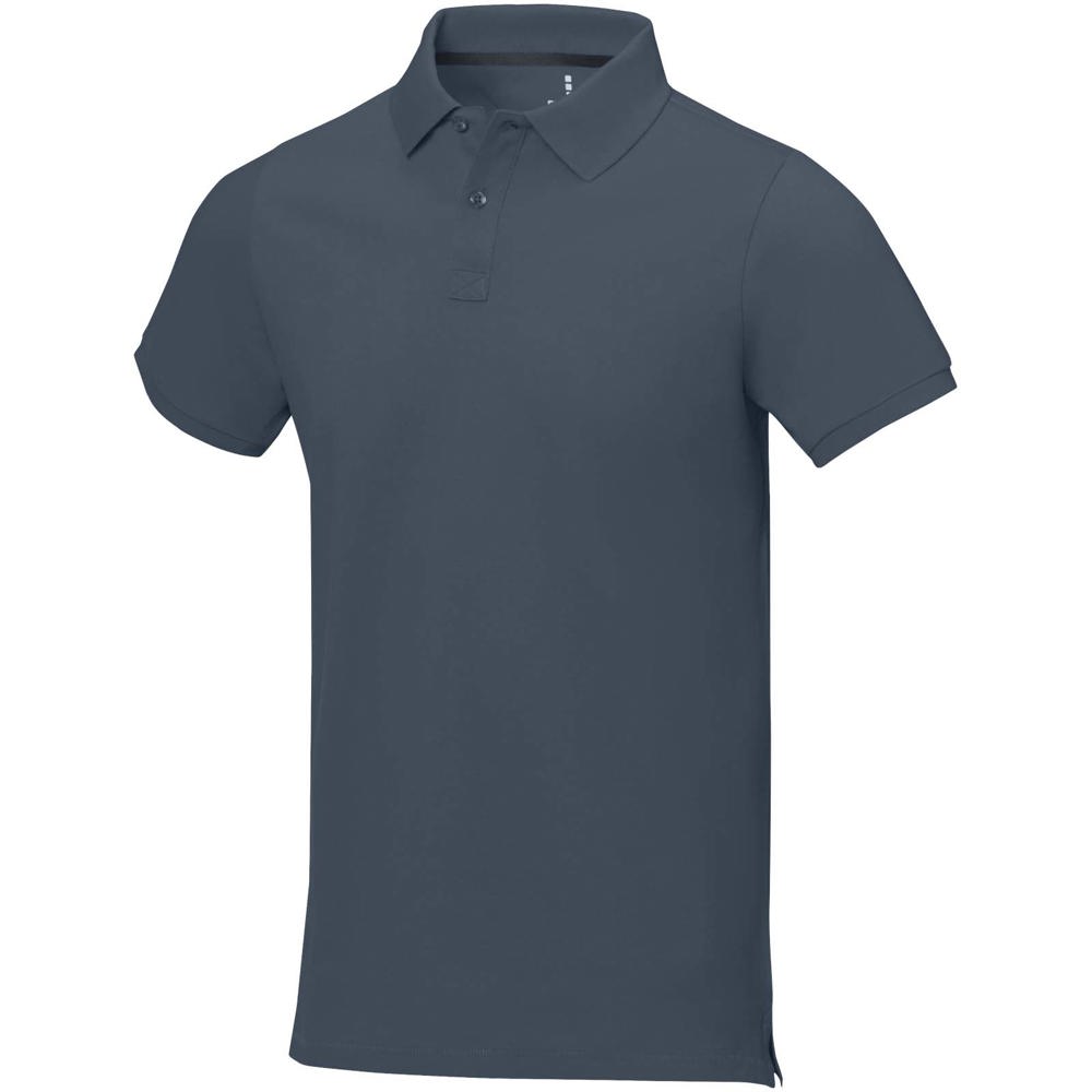 Calgary herenpolo met korte mouwen - voor bedrijven en relatiegeschenken - Hale blauw