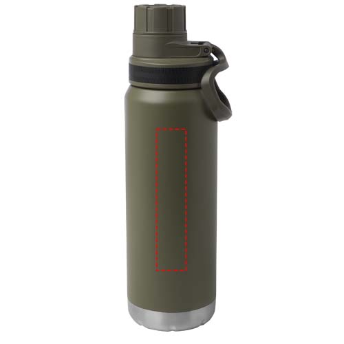 Fortis 700 ml RCS-gecertificeerde waterfles van gerecycled roestvrij staal met koperen vacuümisolatie (geschikt voor koolzuur