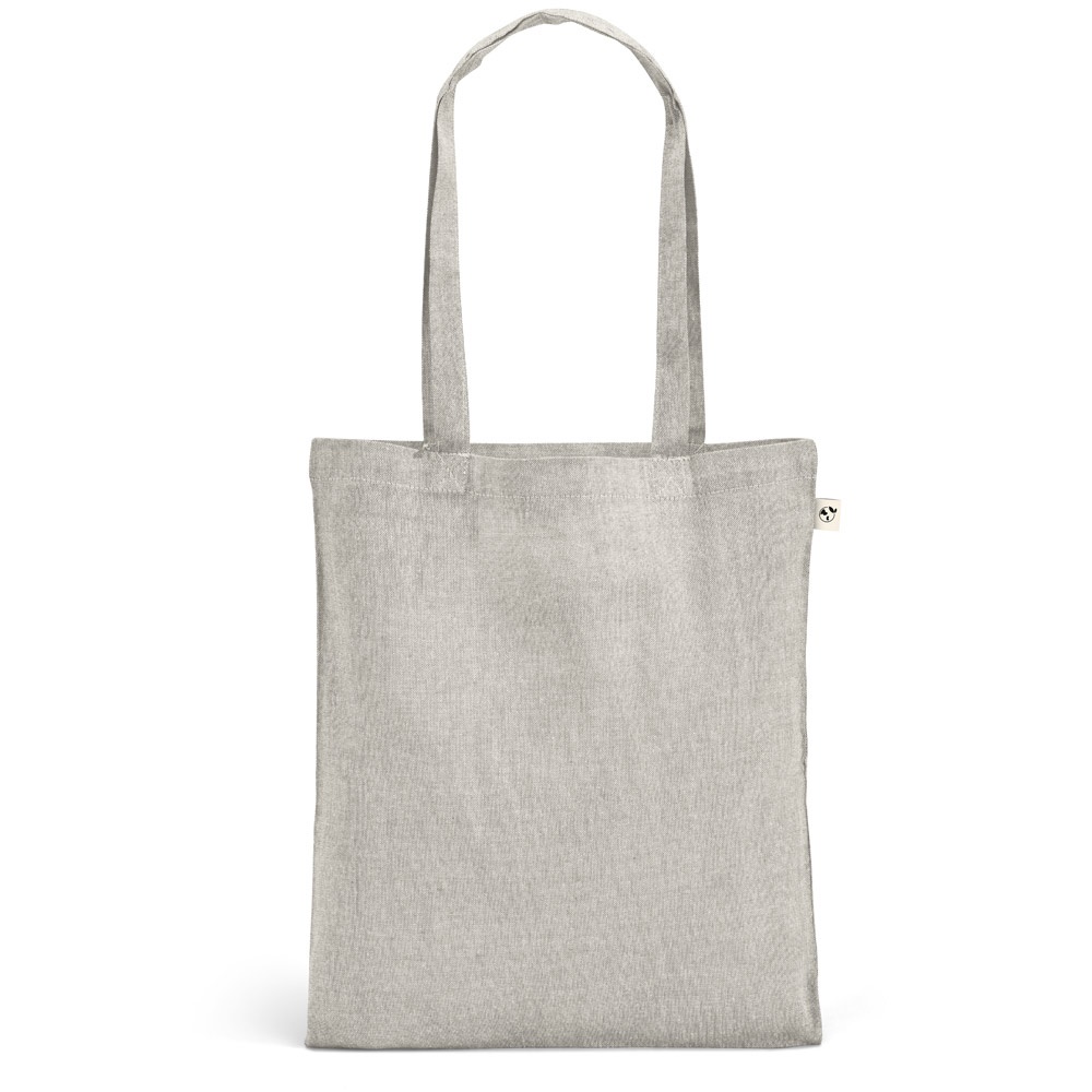 RYNEK. Tas met gerecycled katoen (70%), polyester (30% rPET) (140 g/m²) - voor bedrijven en relatiegeschenken - Licht grijs