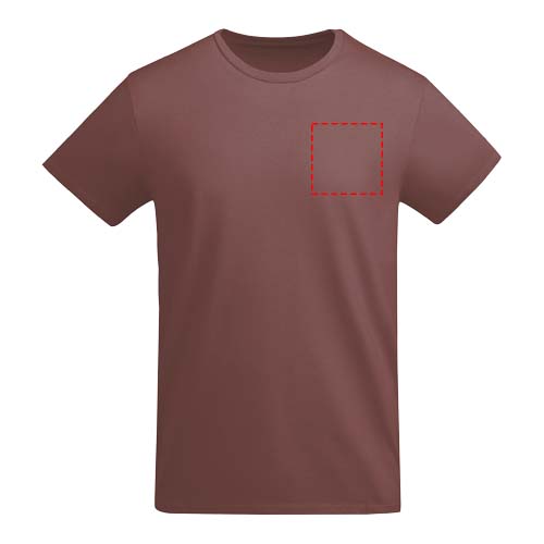 Breda 175 g/m² biologisch katoenen herenshirt met korte mouwen