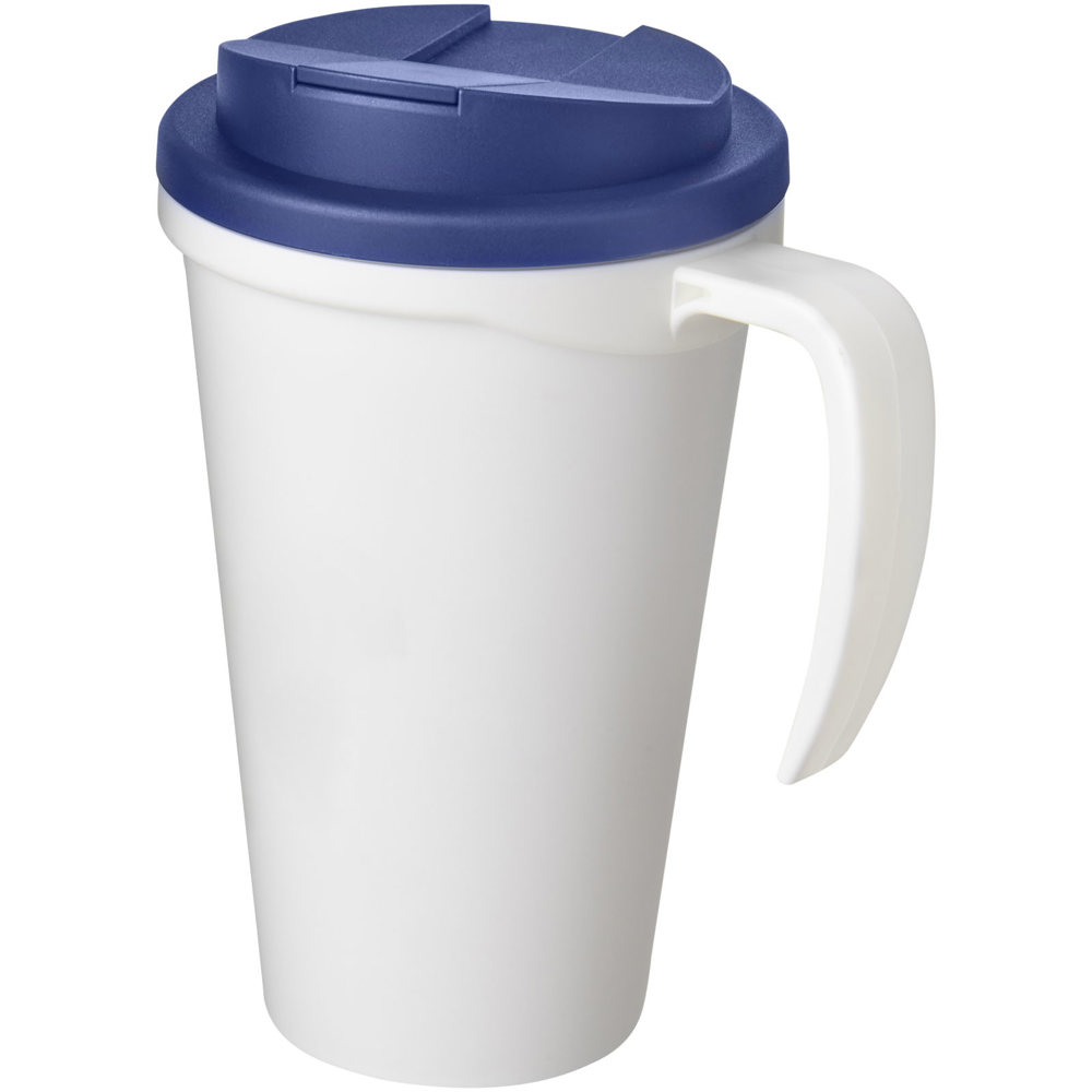 Americano® Grande 350 ml geïsoleerde beker - voor bedrijven en relatiegeschenken - Wit, Blauw