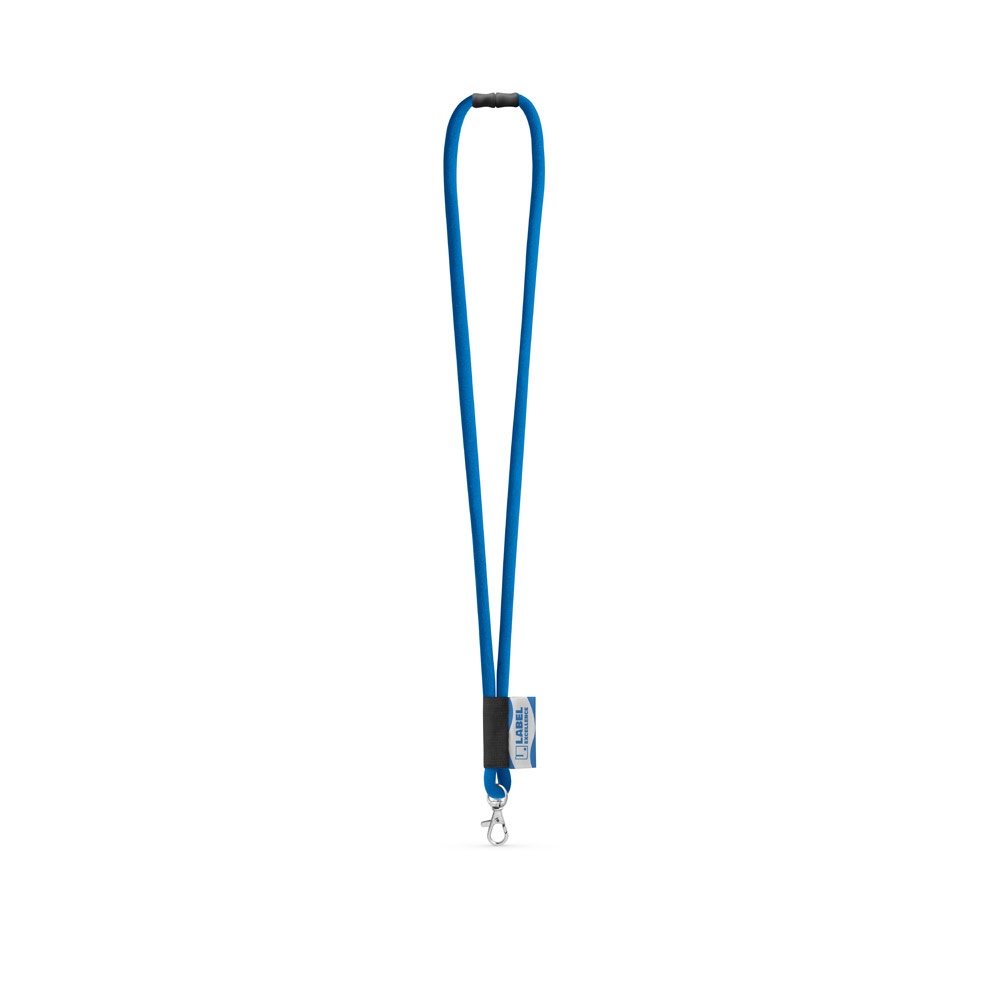 WISBECH. Op maat gemaakte polyamide lanyard - voor bedrijven en relatiegeschenken - 303 - Blauw