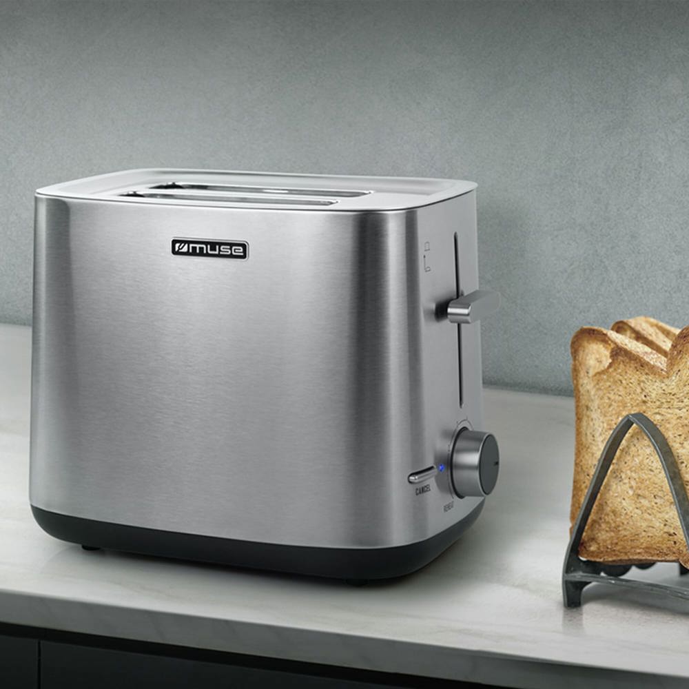 MS-115|Muse Toaster Roestvrij Staal