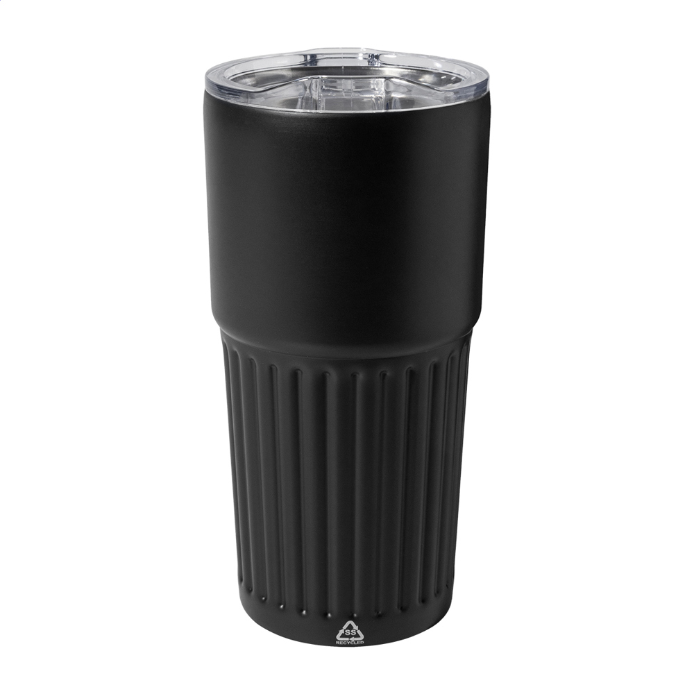 Streaky Tall - thermosbeker - kopen of bedrukken - Zwart