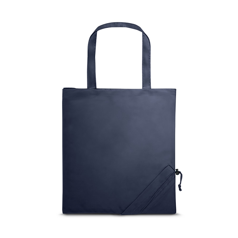 SHOPS. opvouwbare tas in 190T - bedrukt of onbedrukt verkrijgbaar - Marineblauw