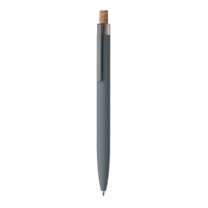 BERGAMO + - Gerecyclede aluminium pen - kopen of bedrukken - Steengrijs