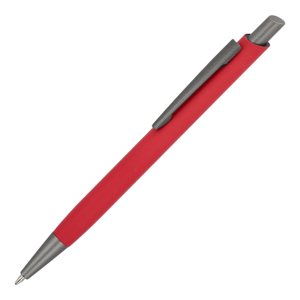 Boston softtouch balpen - voor bedrijven en relatiegeschenken - Rood