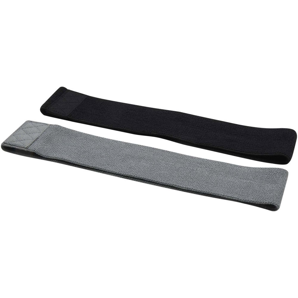 Grip 2-delige weerstand bandenset - met logo of onbedrukt bestellen - Zwart, Grijs