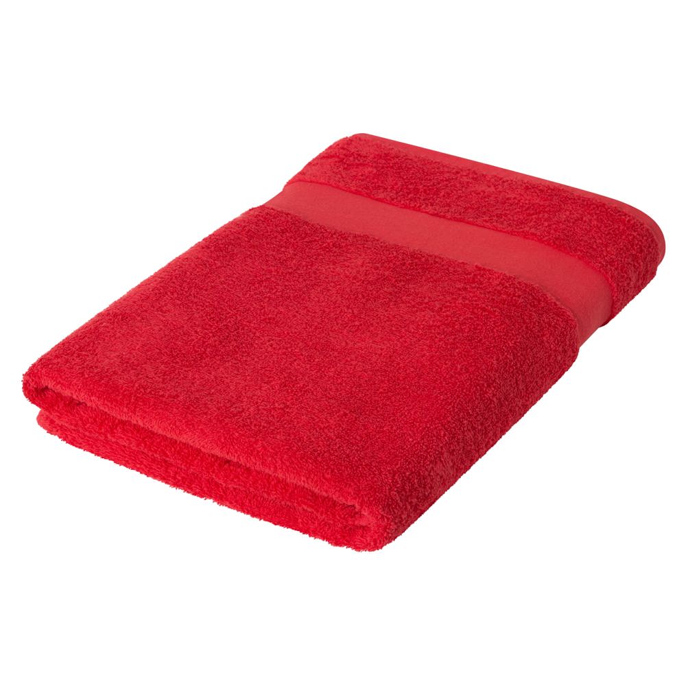 Sophie Muval strandhanddoek 180x100 cm, 450 gr/m² - bedrukt of onbedrukt verkrijgbaar - Rood (PMS 199c) / Rood