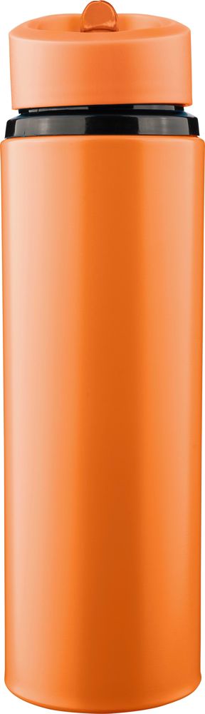 Gerecyclede RVS drinkfles (500 ml) Zeno - bedrukt of onbedrukt verkrijgbaar - oranje