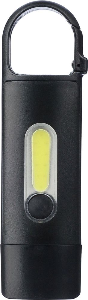 Gerecyclede ABS mini-zaklamp Zai - voor bedrijven en relatiegeschenken - Zwart