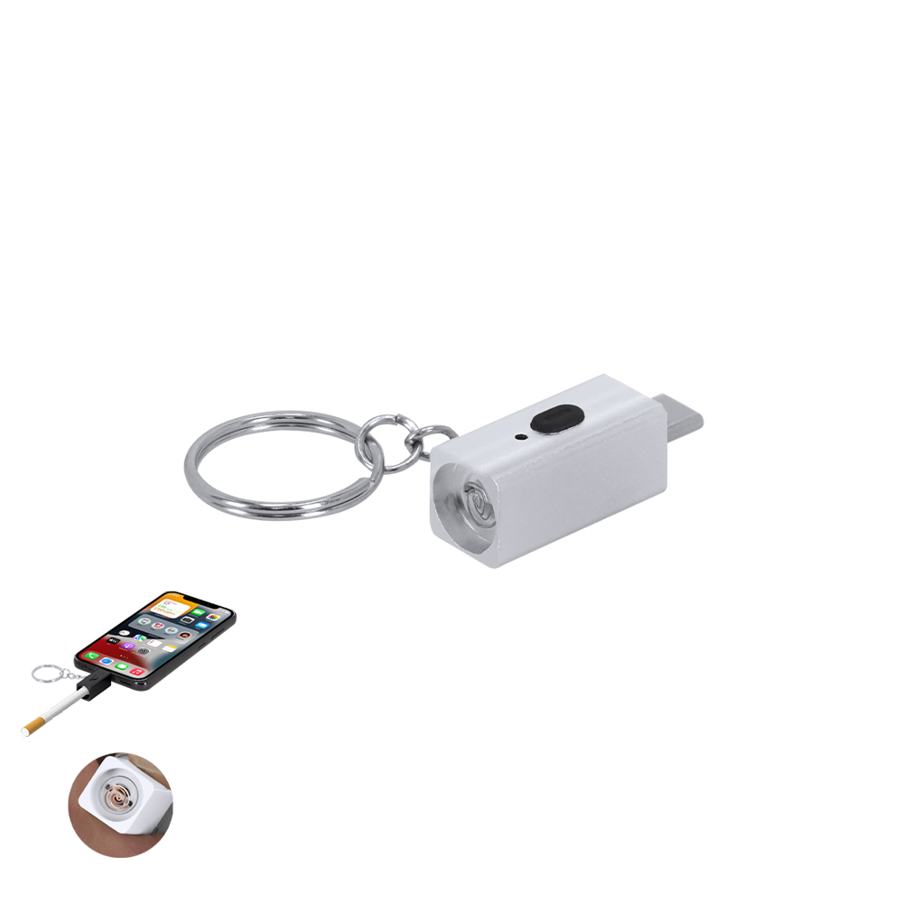 Sleutelhanger Elektrische Aansteker Parris - kopen of bedrukken