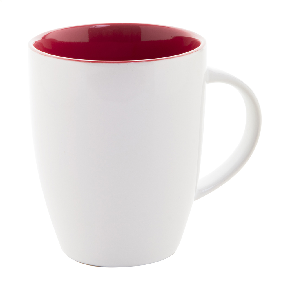 Maia - mok - bedrukt of onbedrukt verkrijgbaar - rood/wit