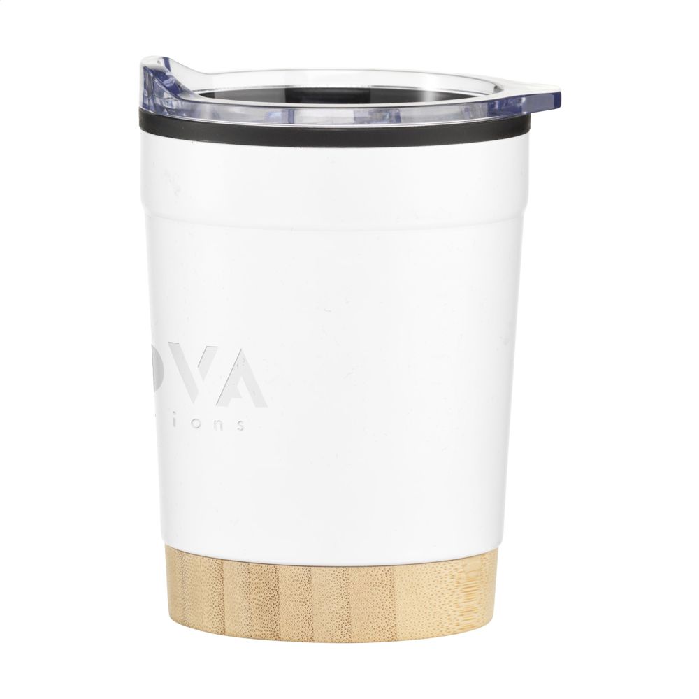 Kobe Bamboo RCS Recycled Steel 350 ml koffiebeker