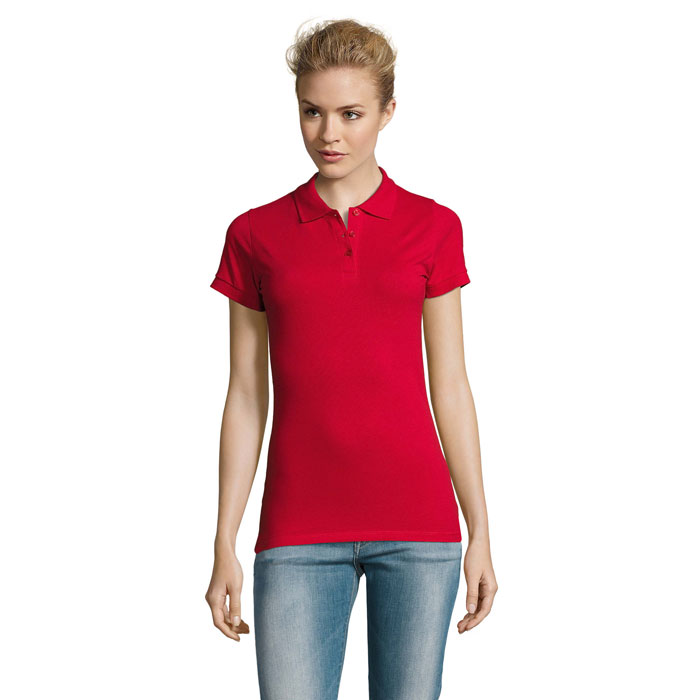 PERFECT WOMEN - PERFECT dames polo 180g - kopen of bedrukken - Rood
