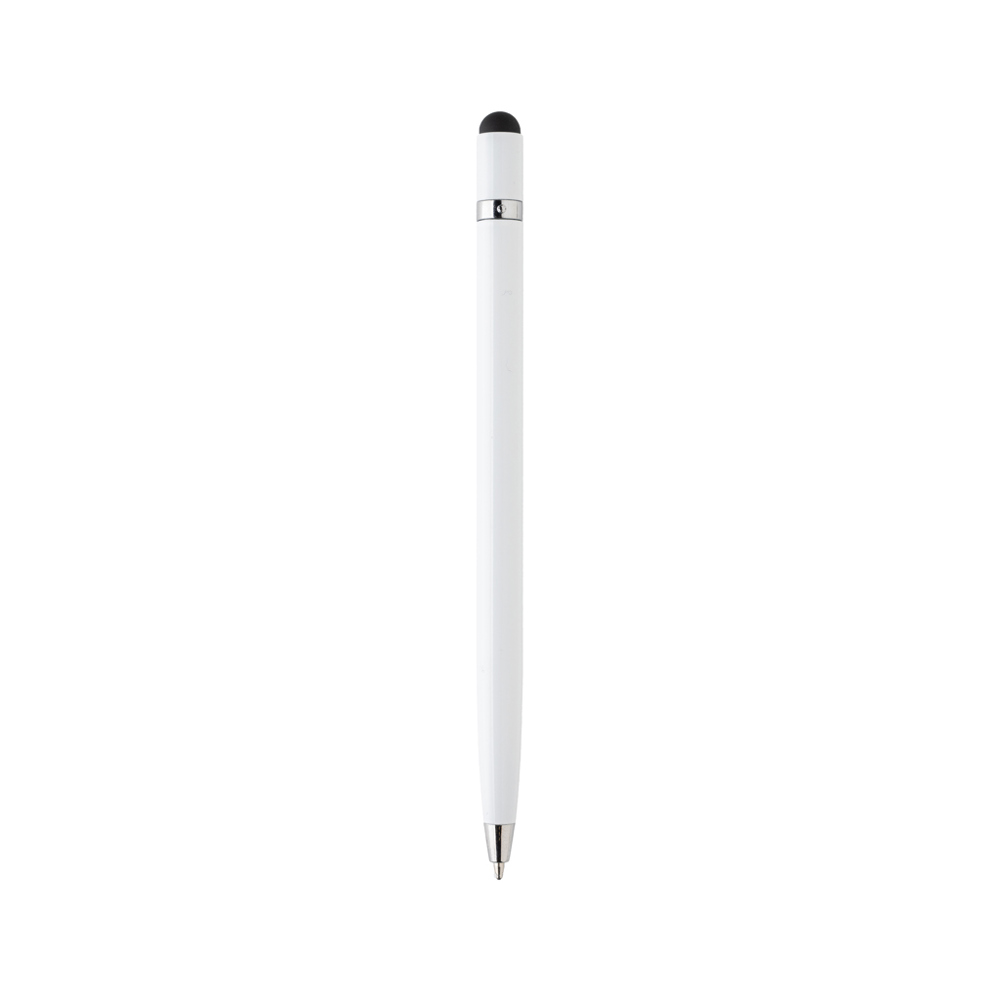 Simplistic metalen pen - voor bedrijven en relatiegeschenken - wit (± PMS White)